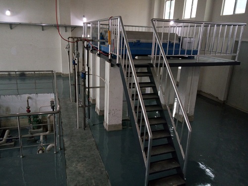 海南定安自來水廠污泥脫水