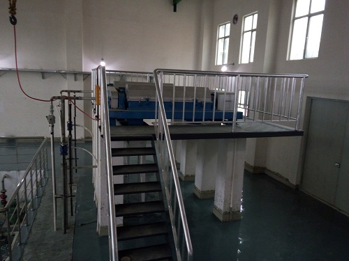 海南定安自來水廠污泥脫水